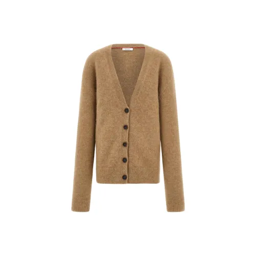 Ferragamo Plunging V Neck Knitted Cardigan