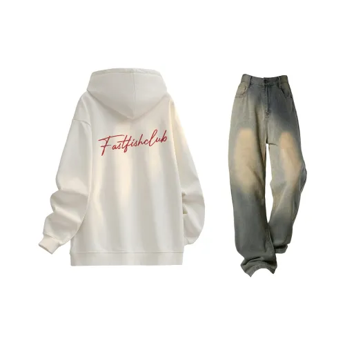 FASTFISH Sweatshirt Sets Unisex