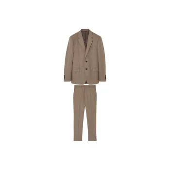 Loro Piana Business Suits Men's Steel Brown