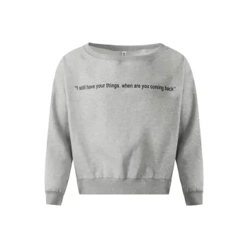 JUNE CUT Sweatshirt Women's Gray