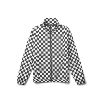 Vans Black And White Checkerboard Jackets Women's