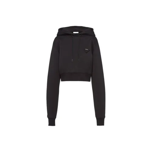 PRADA SS23 Sweatshirt Women's Black