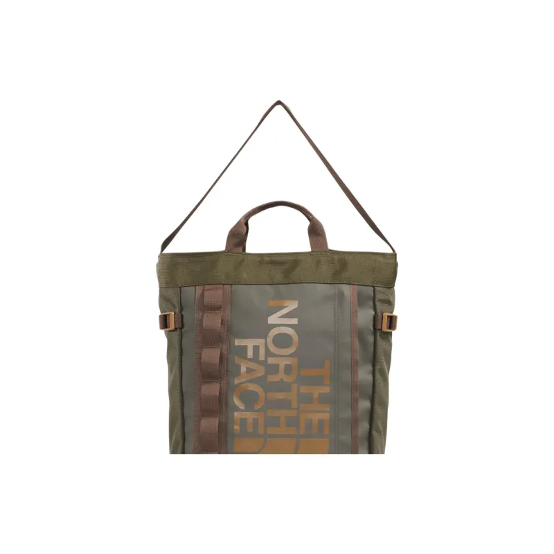 THE NORTH FACE Recycled Polyester Backpack Regular Unisex Taupe Green & Smoky Brown-4