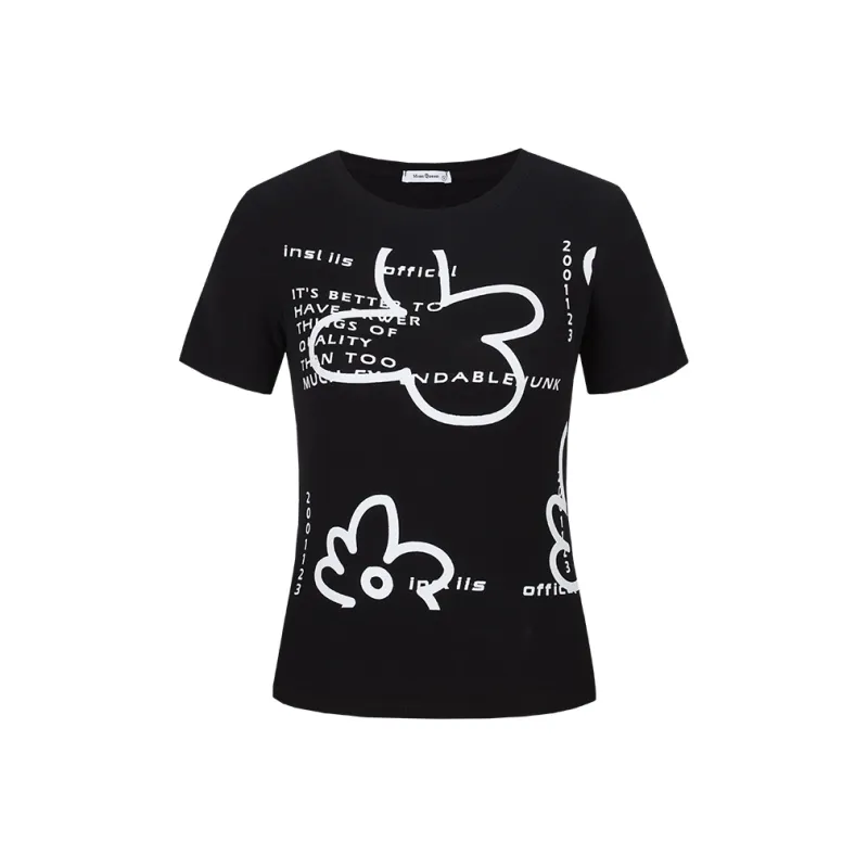 ONE SHALLOW T Shirts Women's-4