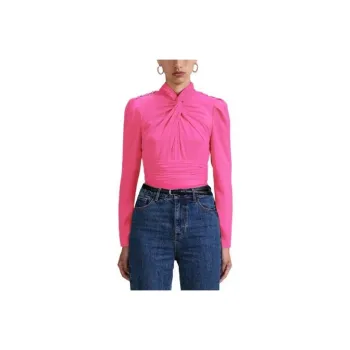 Self portrait Twist detail Long sleeve Blouse