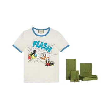 GUCCI T Shirt Women's Gift Box Set Ivory White