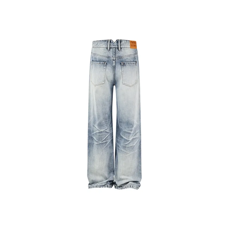 KREATE Jeans Unisex Washed Blue-1
