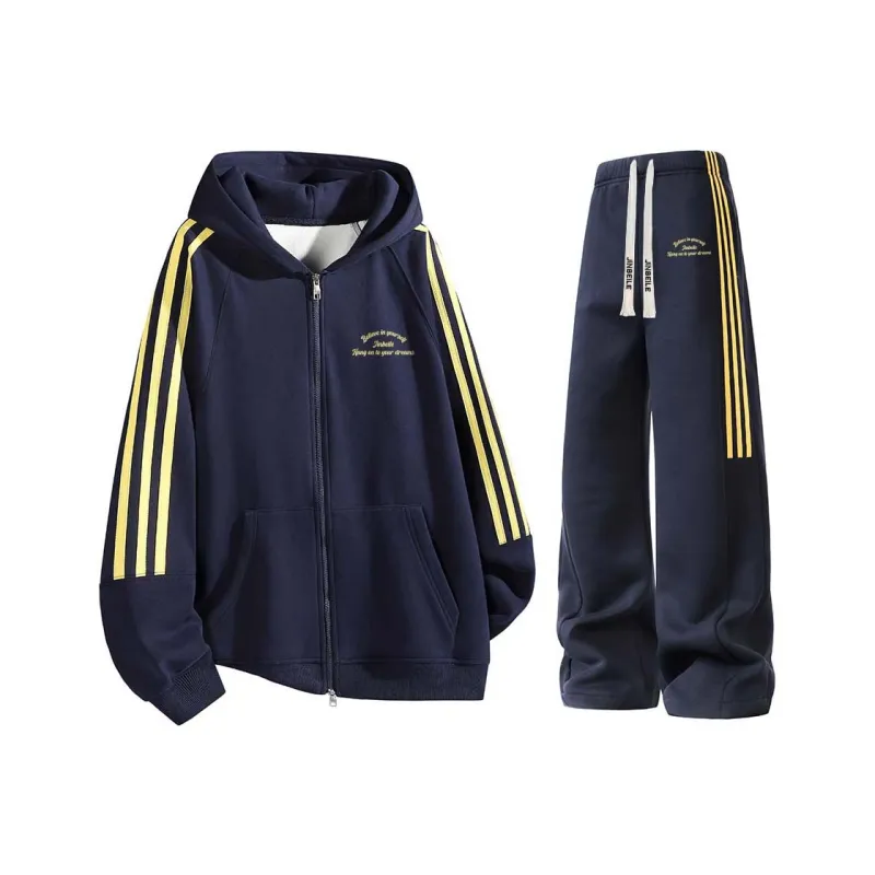 JINBEILE Sweatshirt Sets Unisex-16
