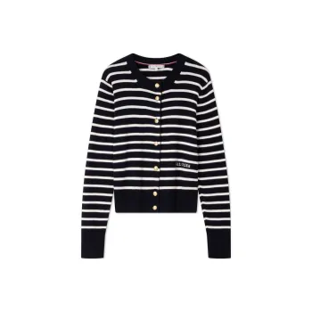 Tommy Hilfiger Knitwear Women's Navy Blue White Stripes