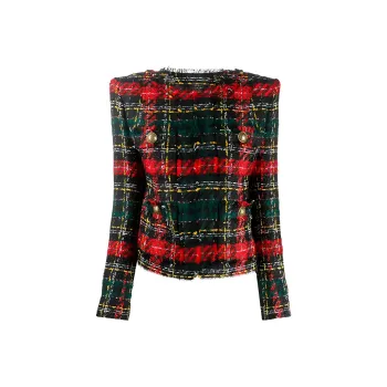 BALMAIN Jackets & Coats Women's Red