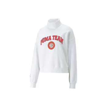 PUMA Power Aop Sweatshirts Women's White