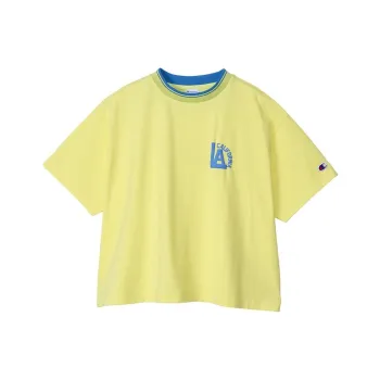 Champion SS24 T Shirt Women's Light Yellow