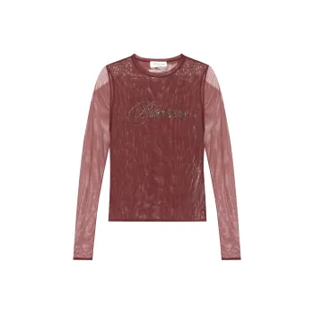 Blumarine Logo embellished Top