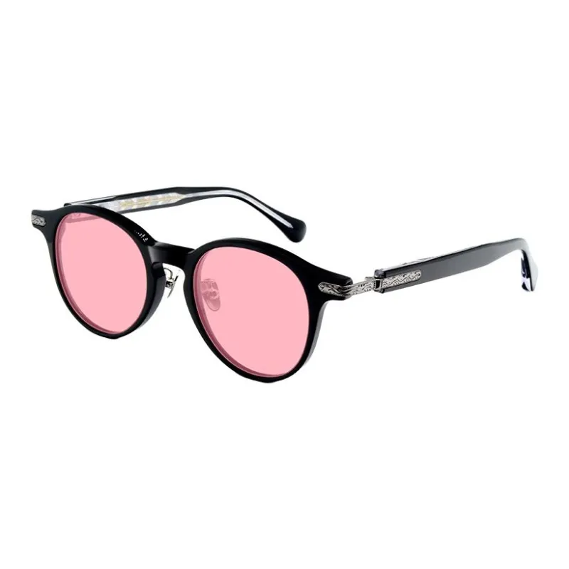 ROLLOTD Plate Frame Round Sunglasses Unisex-6