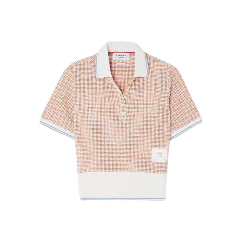 THOM BROWNE· SS24 Polo Shirt Women's Multicolor-0