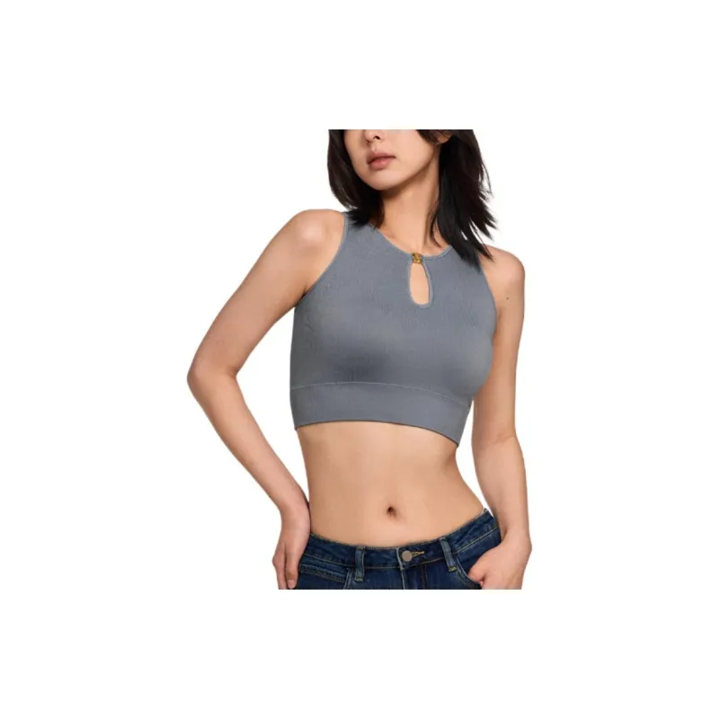 Victoria's Secret Tank Top Women's Gray-0