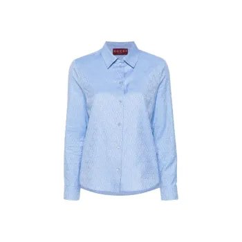 GUCCI Gg Motif Oxford Shirt