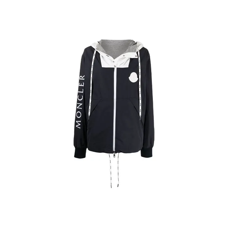 Moncler Jackets Women's Navy Blue-0