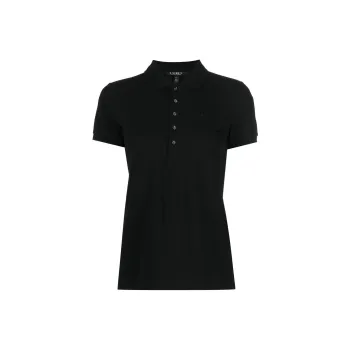 Ralph Lauren Purple Label Polo Shirt Women's Black