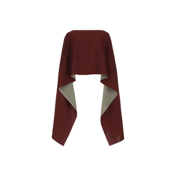 Valentino Asymmetric Draped Sweater