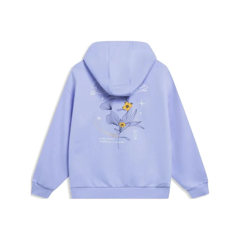 LiNing Sports Trend Series Sweatshirt Women's Violet Blue-0