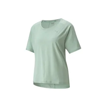 PUMA Suede Raglan Sleeve T-Shirt Women's Green