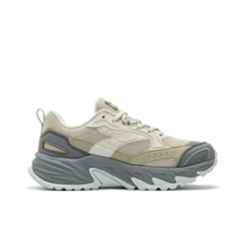 361° Floating Light Anti Slip Wear Resistant Low Top Running Shoes Women's Beige Gray-1