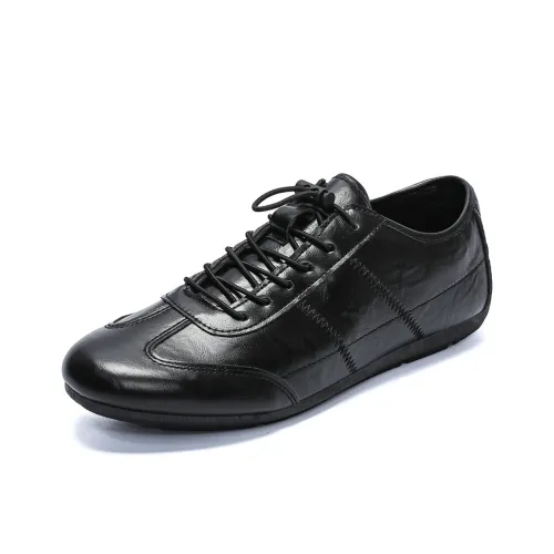 ZULISHI Breathable Low Top Casual Shoes Men's Black
