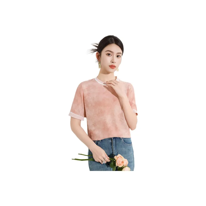 Yi Mengyuan Silk T shirt Women's-2