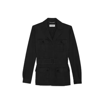 SAINT LAURENT SS22 Jackets & Coats Women's Black
