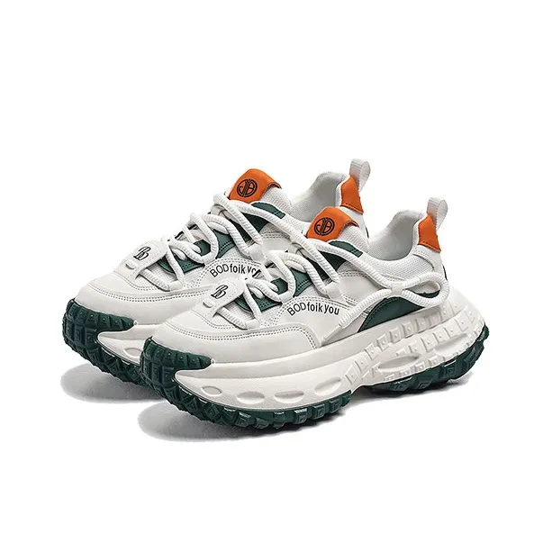 Yi Jiabao Anti Slip Wear Resistant Low Top Chunky Sneakers Men's-5