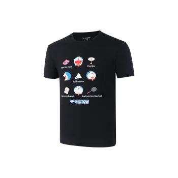 VICTOR x DUOLA A MENG LIANMINGKUAN Badminton Clothing Unisex Black