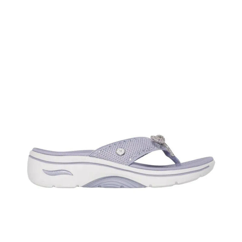 Skechers GO Walk Arch Fit 2.0 Flip Flops Women's Purple-1