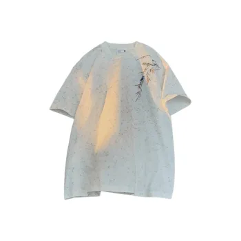 Korean Style Drop Shoulder Sleeve T Shirt Women's