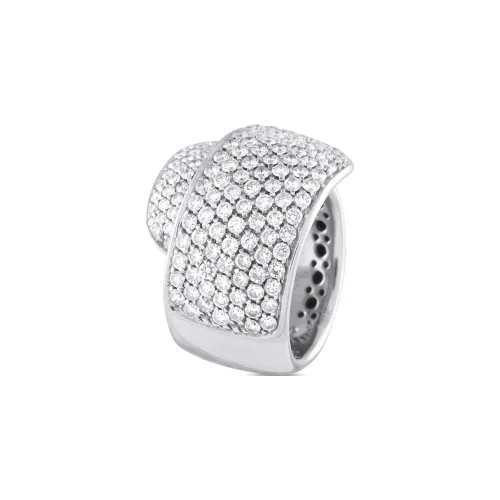 Damiani 18K White Gold Diamonds Ring