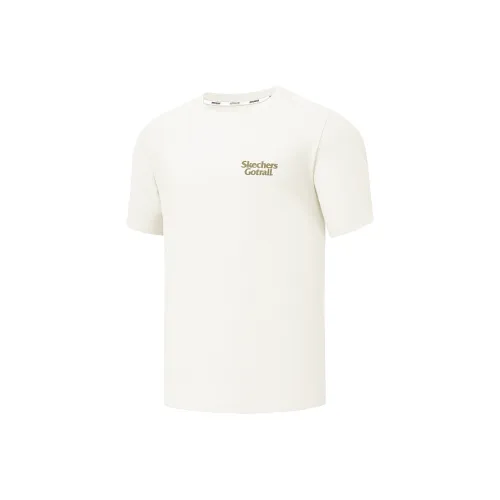Skechers T Shirt Unisex Marshmallow White/0074