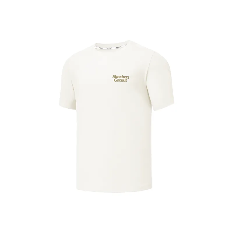 Skechers T Shirt Unisex Marshmallow White/0074-0