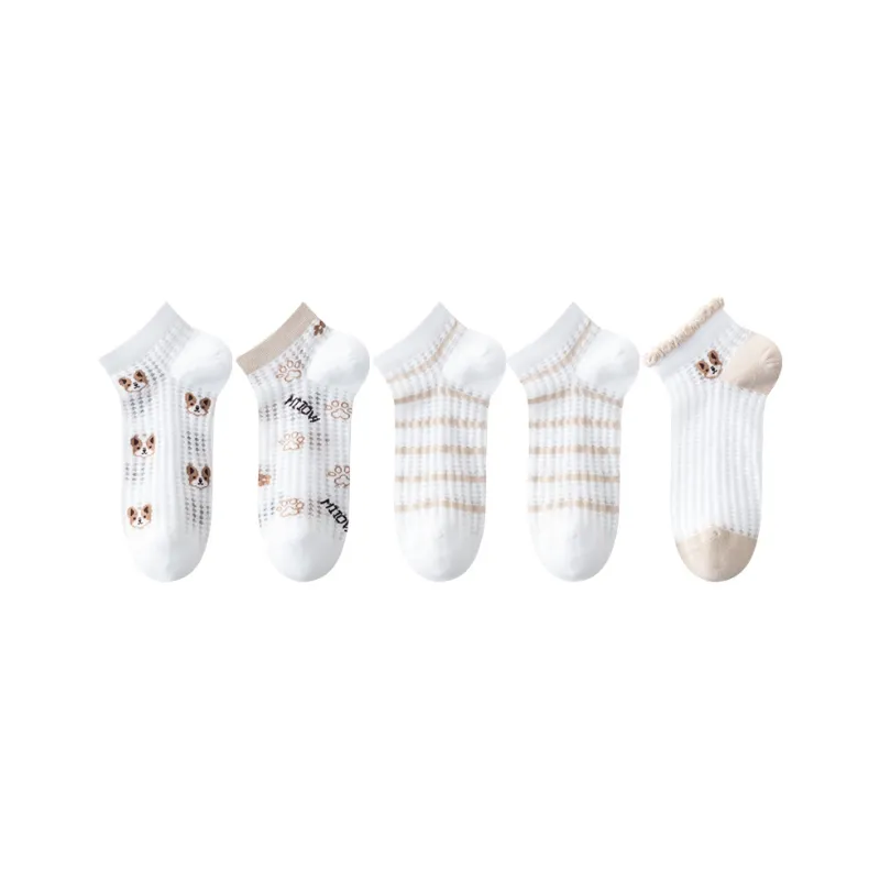 MIIOW Ankle Socks Women's 5 Pack-3