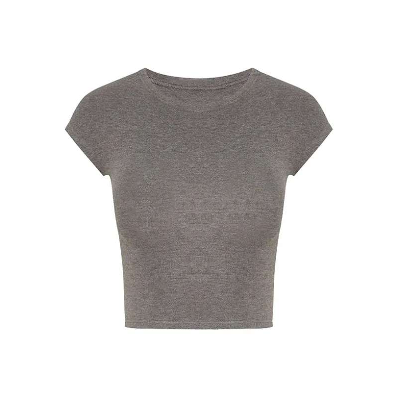 ONE SHALLOW Flutter Sleeve T Shirt Women's-5