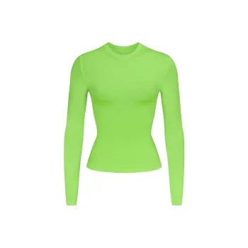 SKIMS T-Shirt Women's NEON GREEN/NEON GREEN