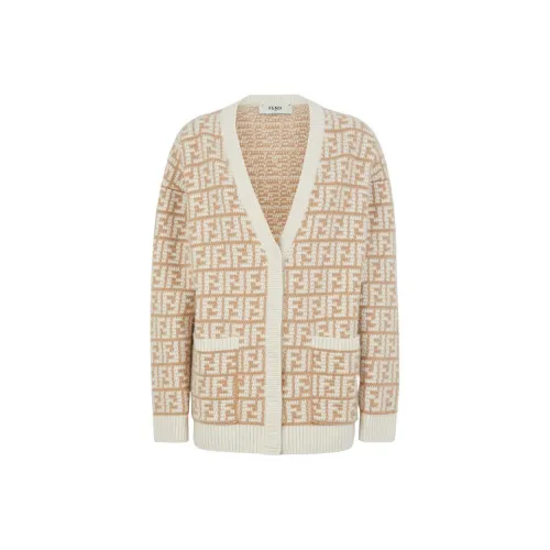 FENDI FW22 Cashmere Sweater Women's Brown