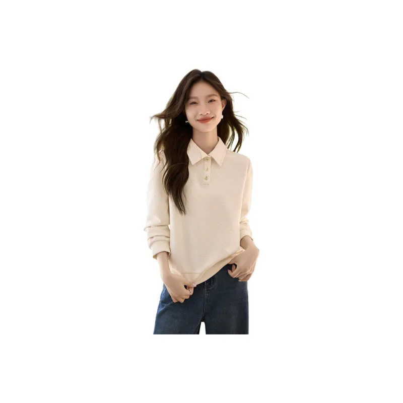 Mo Han Yi Mei Sweatshirt Women's Ecru-0
