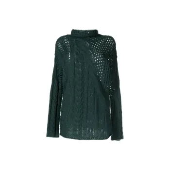 AGNONA Cable knit Cashmere Tunic