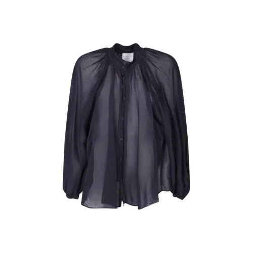Forte Forte Gathered Cotton blend Blouse