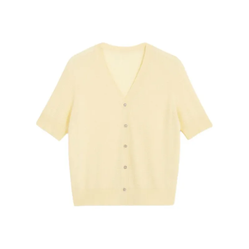 Yiner Knitwear Women's Light Yellow-0