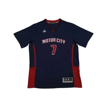 Adidas x NBA SWINGMAN Fan Edition Detroit Pistons Basketball Jersey Men's Navy Blue