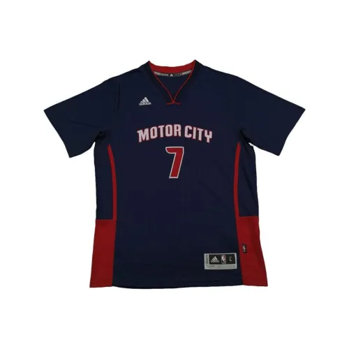 Adidas x NBA SWINGMAN Fan Edition Detroit Pistons Basketball Jersey Men's Navy Blue