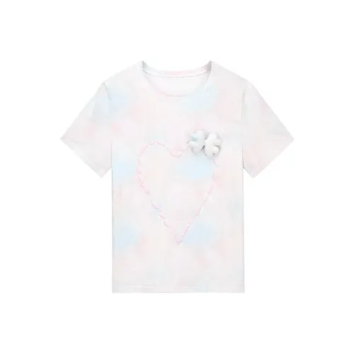 Susan Fang X Victoria's Secret SUSAN FANG Co-branded Model T-Shirts Women's Gradient Rainbow