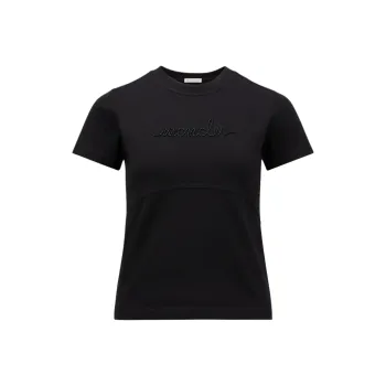 Moncler Logo Patch Crewneck T Shirt