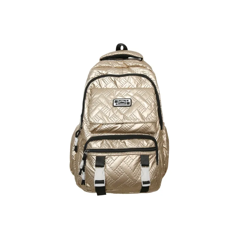 H YXIANG Pearlescent Release Film Embossed Backpack Unisex Multicolor-3